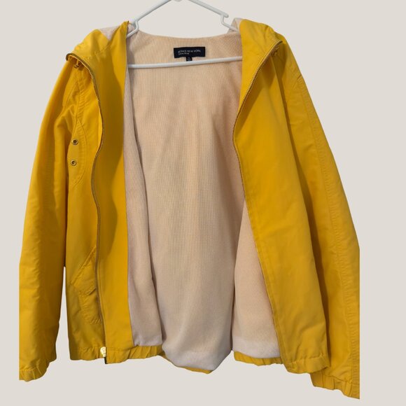 Jones New York Lightweight Hooded Yellow Jacket, XL - Picture 3 of 9